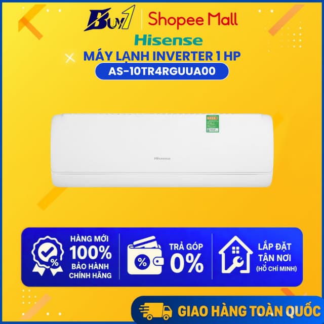 AS-10TR4RGUUA00 - Máy lạnh Hisense Inverter 1 HP AS-10TR4RGUUA00 - Hàng chính hãng - Ảnh 5