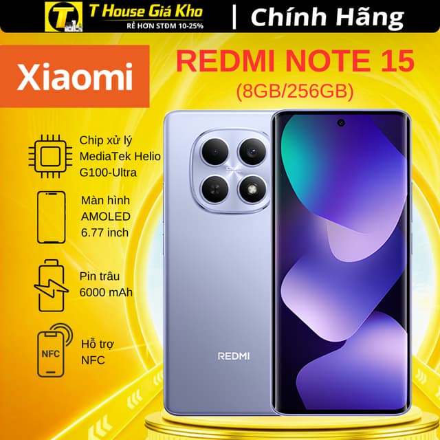 Điện Thoại Xiaomi Redmi Note 15 8GB/256GB - Hàng Chính Hãng Nguyên Seal - Ảnh 11