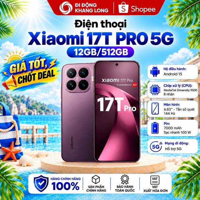 Điện thoại Xiaomi 17T Pro 5G 12GB/512GB l Hàng Chính Hãng. - Ảnh 5