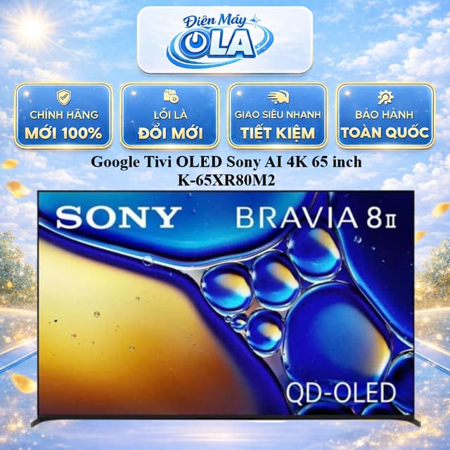 (HCM) - K-65XR80M2 - Google Tivi OLED Sony AI 4K 65 inch K-65XR80M2 - Ảnh 3