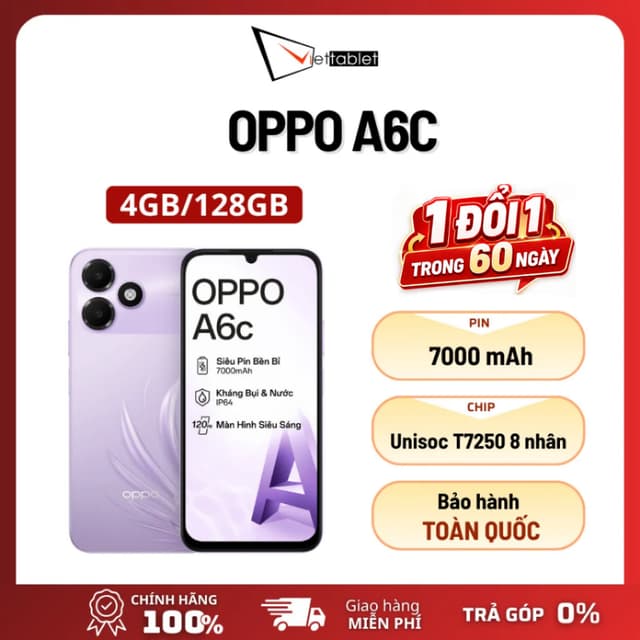 Điện Thoại OPPO A6c (4GB - 128GB) (4GB - 64GB) - Hàng Chính Hãng, Nguyên Seal - Ảnh 2