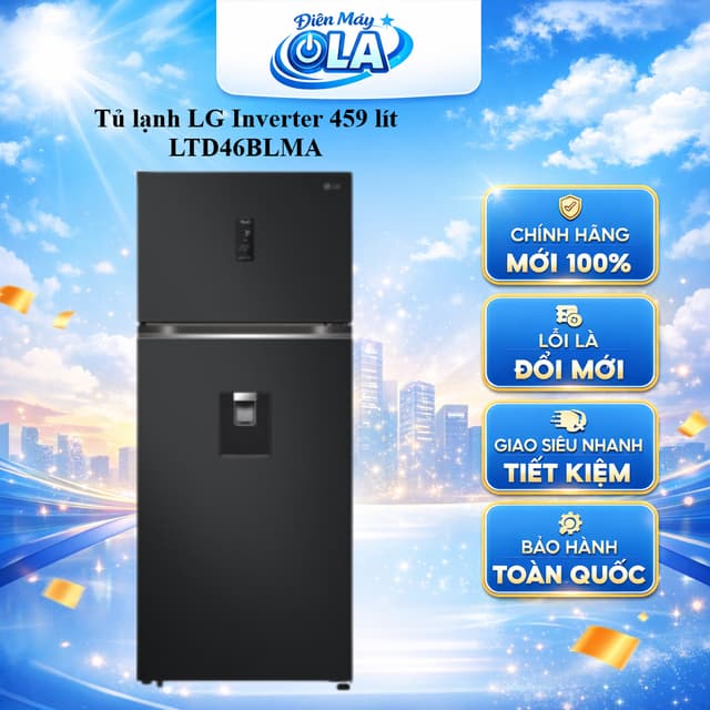 (HCM) -  LTD46BLMA - Tủ lạnh LG Inverter 459 lít LTD46BLMA LẤY NƯỚC NGOÀI - Ảnh 7
