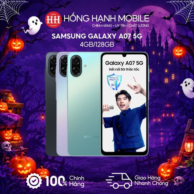 [KOL] Điện Thoại Samsung Galaxy A07 5G 4GB/128GB - Hàng Chính Hãng - Ảnh 3