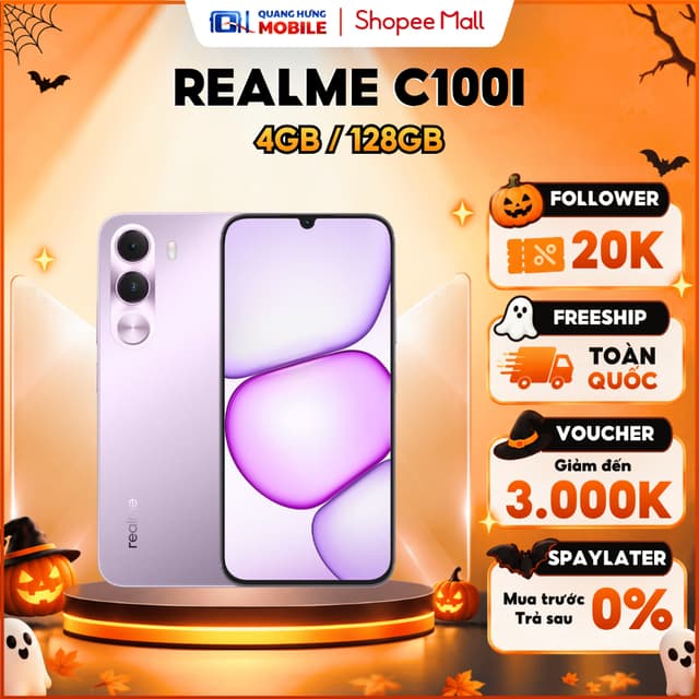 Điện Thoại Realme C100i 4GB/128GB - Hàng Chính Hãng - Chưa Kích Hoạt - Ảnh 1