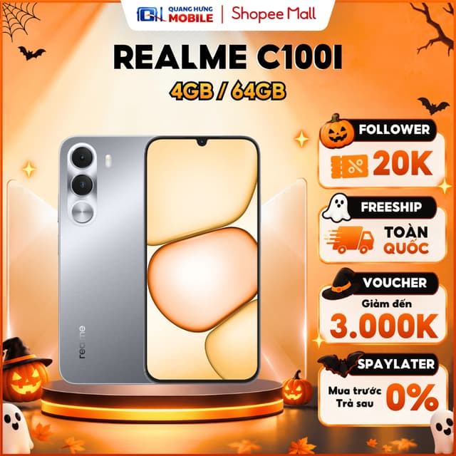 Điện Thoại Realme C100i 4GB/64GB - Hàng Chính Hãng - Chưa Kích Hoạt - Ảnh 1