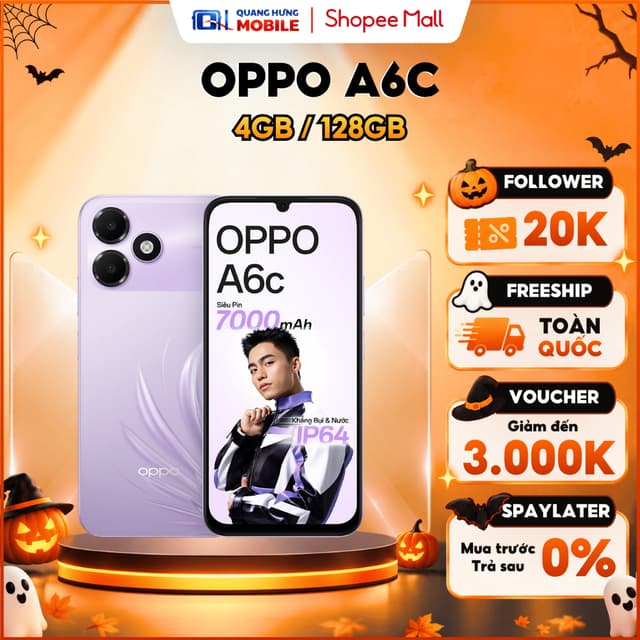 Điện Thoại OPPO A6C 4GB/128GB - Hàng Chính Hãng - Đã Kích Hoạt - Ảnh 3