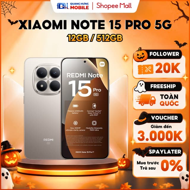 Điện Thoại Xiaomi Redmi Note 15 Pro 5G 12GB/512GB - Hàng Chính Hãng - Ảnh 7
