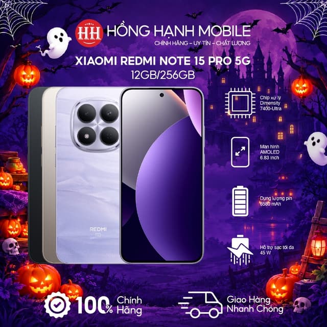 Điện Thoại Xiaomi Redmi Note 15 Pro 5G 12GB/256GB - Hàng Chính Hãng - Ảnh 11