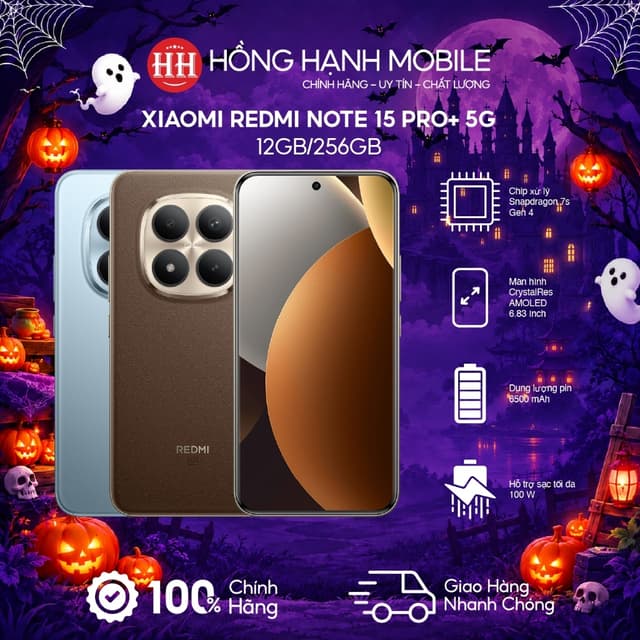 Điện Thoại Xiaomi Redmi Note 15 Pro+ 5G 12GB/256GB - Hàng Chính Hãng - Ảnh 8