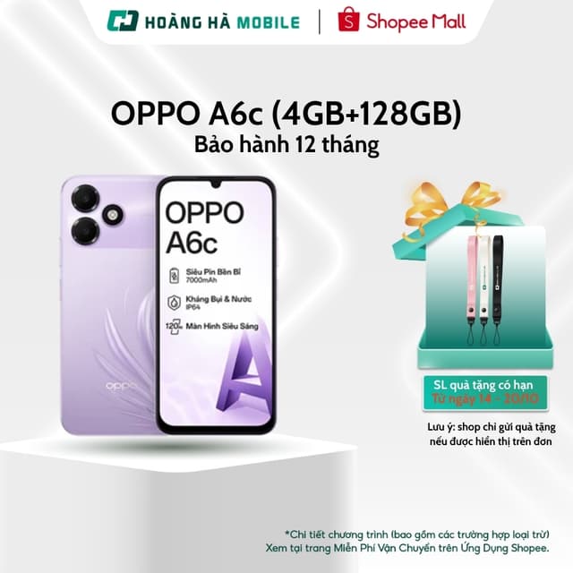 Điện thoại OPPO A6c (4GB+128GB) - Chính hãng (Nguyên Seal Chưa Active) - Ảnh 5