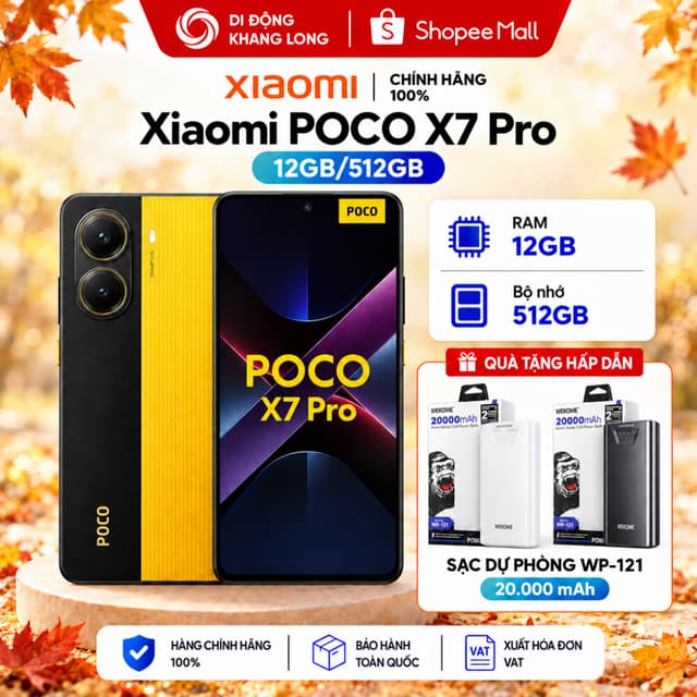 Điện thoại Xiaomi POCO X7 Pro 12GB/512GB - Ảnh 1