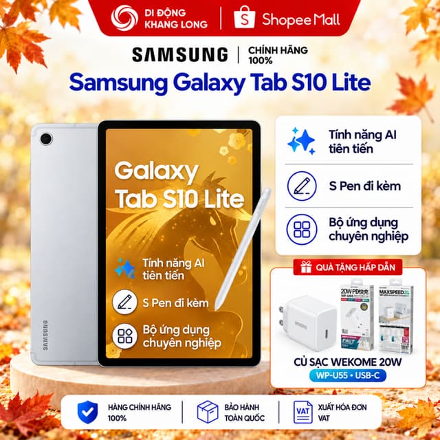 Máy tính bảng Samsung Galaxy Tab S10 Lite WiFi 6GB/128GB | 6GB128GB  - Hàng Chính Hãng. - Ảnh 11