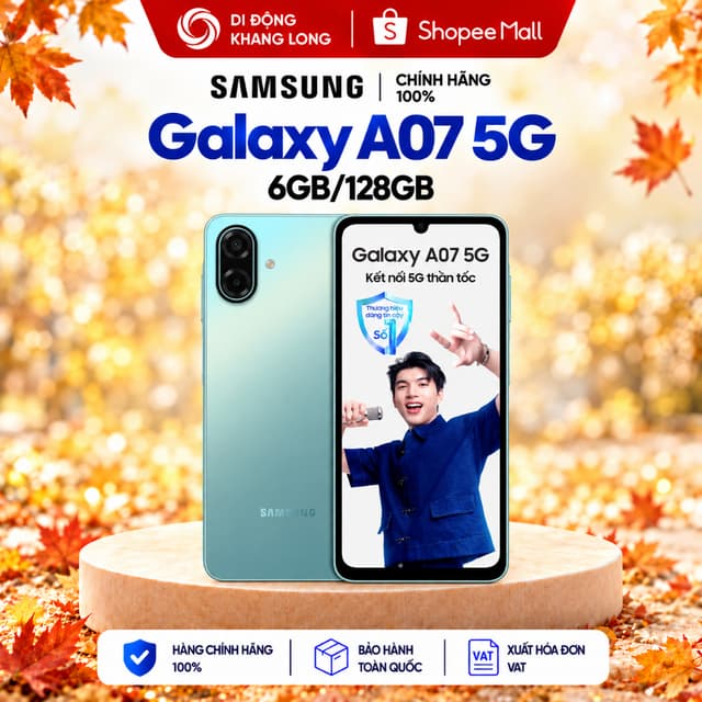 Điện thoại Samsung Galaxy A07 5G 6GB/128GB - Hàng chính hãng. - Ảnh 1