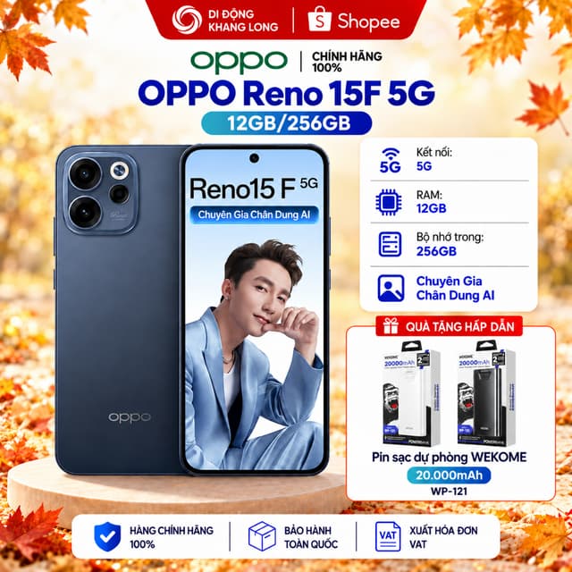 Điện thoại OPPO Reno15 F 5G 12GB/256GB - Hàng Chính Hãng. - Ảnh 12