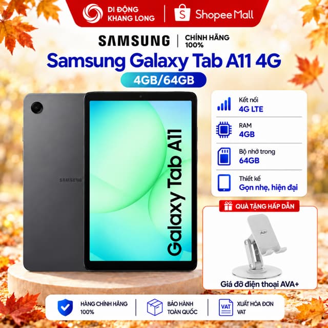 Máy tính bảng Samsung Galaxy Tab A11 4G 4GB/64GB - Hàng Chính Hãng. - Ảnh 10
