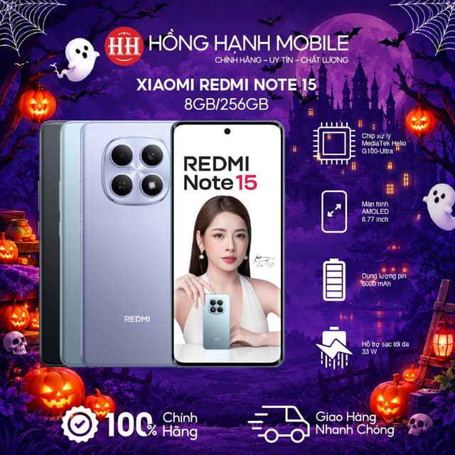 Điện Thoại Xiaomi Redmi Note 15 8GB/256GB - Hàng Chính Hãng - Ảnh 10