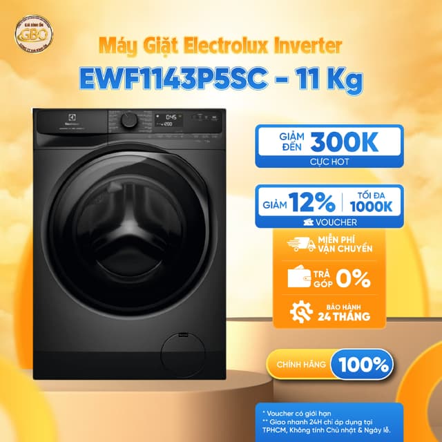 EWF1143P5SC - Máy giặt Electrolux UltimateCare 500 Inverter 11 kg - Ảnh 6