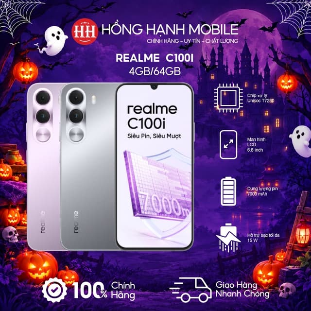 Điện Thoại Realme C100i 4GB/64GB - Hàng Chính Hãng - Ảnh 2