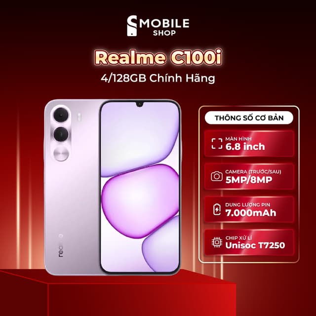 Điện thoại Realme C100i 4GB 128GB Chính Hãng - Ảnh 2