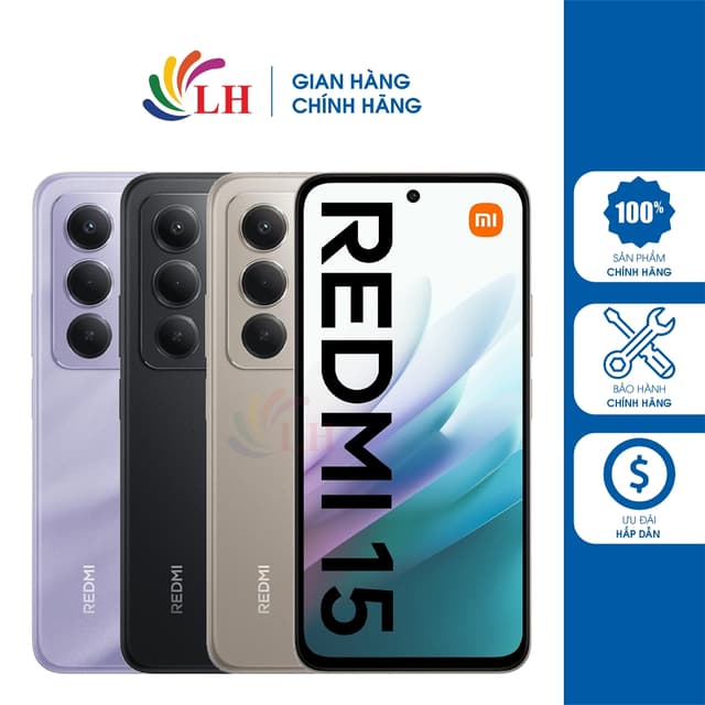 Điện thoại Xiaomi Redmi 15 (6GB/128GB) - Hàng chính hãng - Ảnh 3