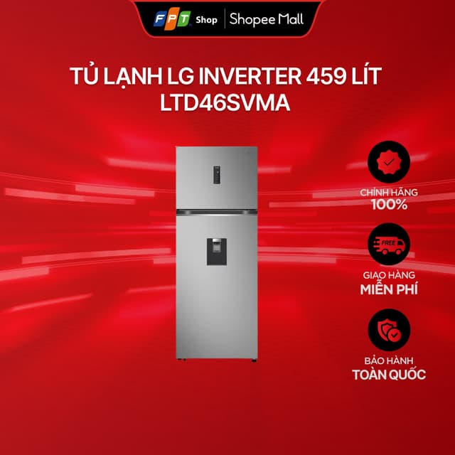 [Chỉ GH tận nơi] Tủ lạnh LG Inverter 459 lít LTD46SVMA - Ảnh 11