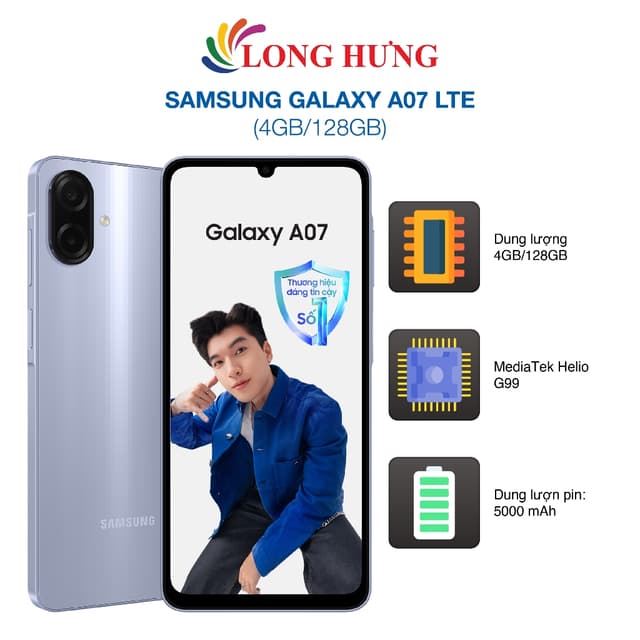 Điện thoại Samsung Galaxy A07 LTE (4GB/128GB) - Hàng chính hãng - Ảnh 11