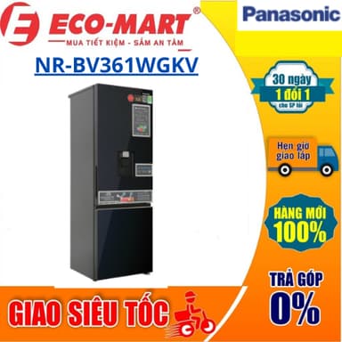So sánh giá Tủ lạnh Panasonic NR-BV361WGKV Inverter 325 lít ( Tặng giao lắp đặt miễn phí) rẻ nhất?