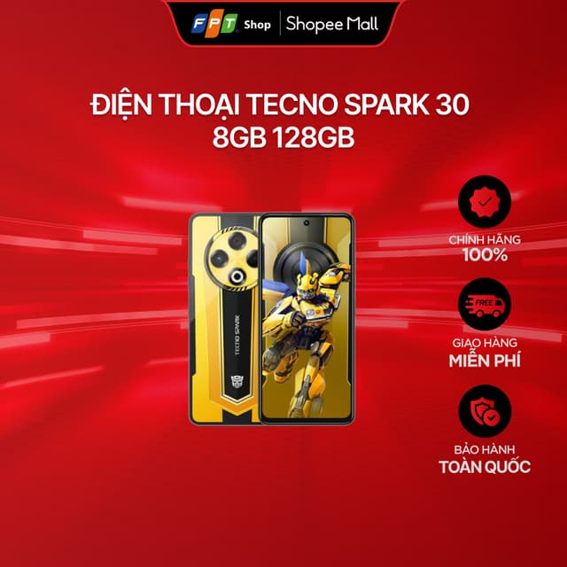 [Chi GH tận nơi] Điện Thoại Tecno Spark 30 8GB 128GB - Ảnh 9