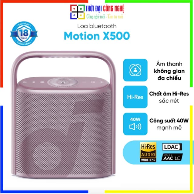 Loa Bluetooth Anker A3131 Soundcore Motion X500 chính hãng . Bảo hành 18 tháng, 1 đổi 1 15 ngày. - Ảnh 4