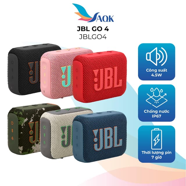 Loa Bluetooth JBL Go 4 JBLGO4 - Hàng chính hãng - Ảnh 10