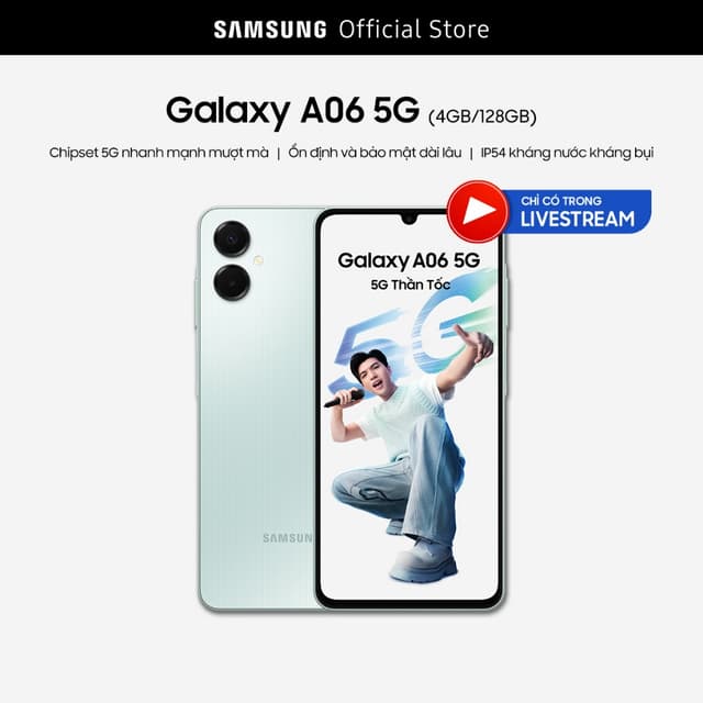 [Livestream] Điện Thoại Samsung Galaxy A06 5G 4GB/128GB - Ảnh 8