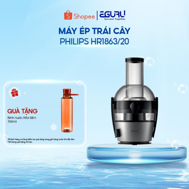 Máy ép trái cây PHILIPS HR1863 /20 800W - Hàng Chính Hãng - Ảnh 5