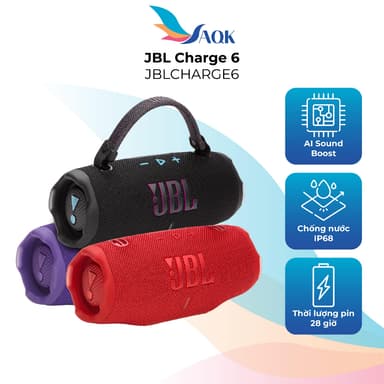 So sánh giá Loa Bluetooth JBL Charge 6 JBLCHARGE6 - Hàng chính hãng rẻ nhất?