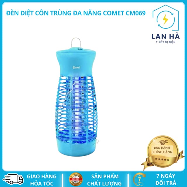 Đèn diệt  MUỖI  - CÔN TRÙNG đa năng Comet CM069 - Ảnh 12