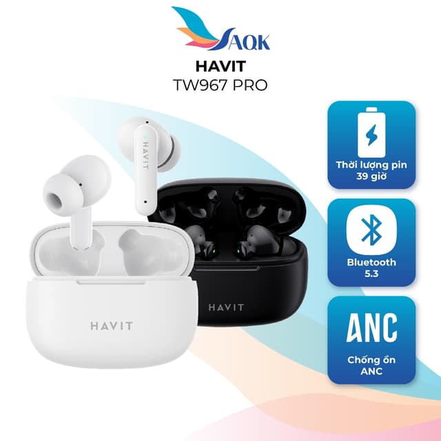 Tai nghe Bluetooth True Wireless Havit TW967 Pro - Hàng chính hãng - Ảnh 7