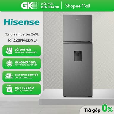 So sánh giá RT328N4EBND - Tủ Lạnh Hisense Inverter 249 Lít [Freeship HCM] rẻ nhất?