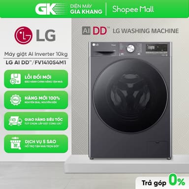 So sánh giá FV1410S4M1 - Máy Giặt LG AI DD Inverter 10 Kg FV1410S4M1 [Freeship CẦN THƠ] rẻ nhất?