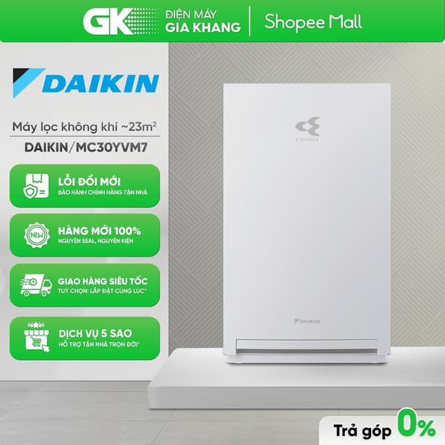 MC30YVM7 | Máy Lọc Không Khí DAIKIN MC30YVM7 | Phù hợp <23m²| Công suất 25W [Toàn Quốc] - Ảnh 4
