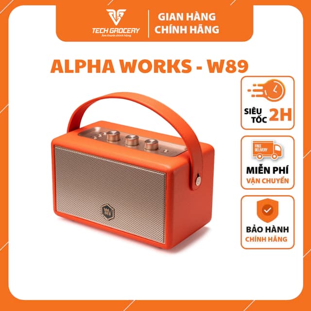 Loa Bluetooth Alpha Works AW W89 - Chính Hãng PGI Bảo Hành 12 Tháng - Ảnh 7