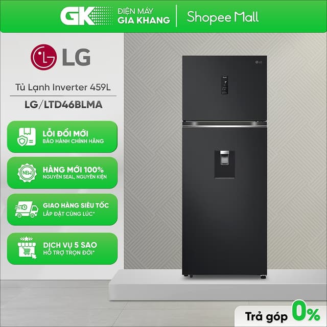 LTD46BLMA - Tủ Lạnh LG Inverter 459 Lít LTD46BLMA [Freeship HCM] - Ảnh 6
