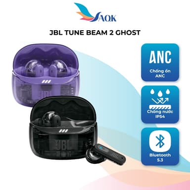 So sánh giá Tai nghe Bluetooth True Wireless JBL Tune Beam 2 Ghost - Hàng chính hãng rẻ nhất?