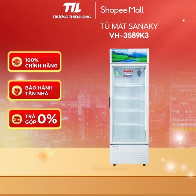 VH-3589K3 - Tủ Mát Sanaky Inverter 350 Lít VH-3589K3 [TOÀN QUỐC] - Ảnh 8