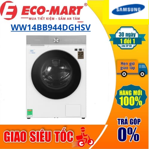 Máy giặt Samsung WW14BB944DGHSV Bespoke AI Inverter 14 kg ( Tặng Giao vs lắp đặt miễn phí ) - Ảnh 7