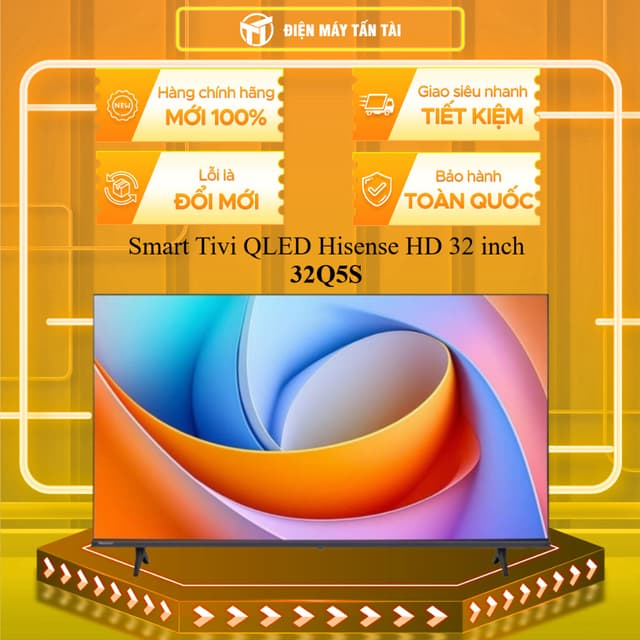 32Q5S - Smart Tivi QLED Hisense HD 32 inch 32Q5S - BẢO HÀNH CHÍNH HÃNG - GIAO TOÀN QUỐC - Ảnh 2