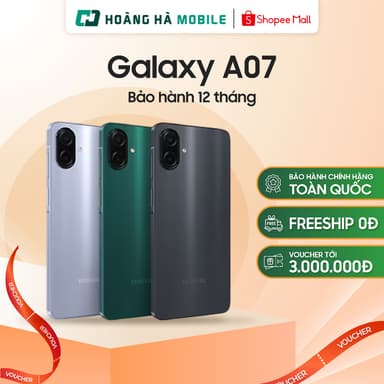 So sánh giá Điện thoại di dộng Samsung Galaxy A07 4GB/128GB - Chính hãng (Nguyên Seal Chưa Active) rẻ nhất?
