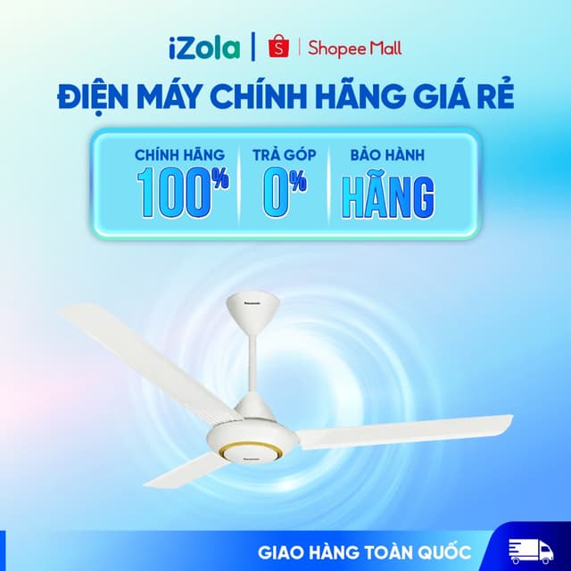 F-60MZ2-S - Quạt trần Panasonic 3 cánh F-60MZ2-S 66W - Hàng chính hãng - Ảnh 8