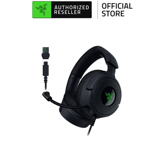 Tai Nghe Gaming Kraken V4 X | Kết Nối Dây Type C/A | Driver 40MM | Micro Thu Gọn | Âm Thanh 7.1 | Vải Hybrid | Led - Ảnh 6
