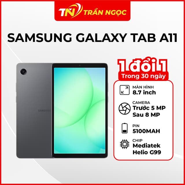 Máy tính bảng Samsung Galaxy Tab A11 (4G) 4GB 64GB Chính Hãng - Ảnh 1