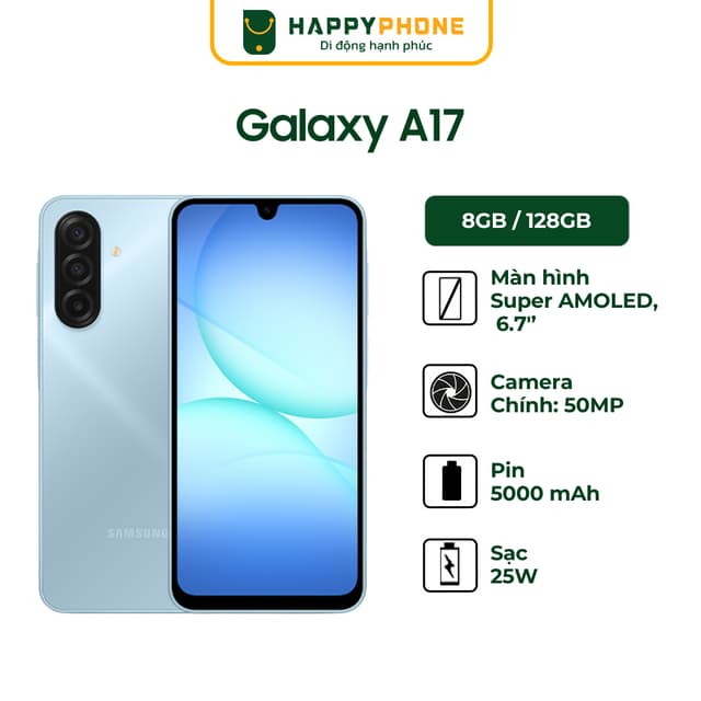 Điện Thoại Samsung Galaxy A17 LTE (8GB/128GB) - Hàng Chính Hãng - Ảnh 3