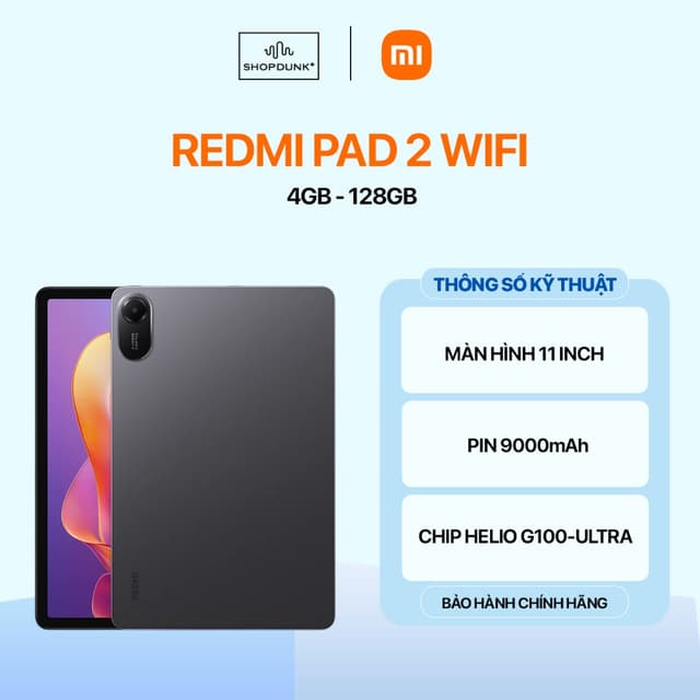 Máy Tính Bảng Xiaomi Redmi Pad 2 4GB 128GB Wifi Chính Hãng - Ảnh 10